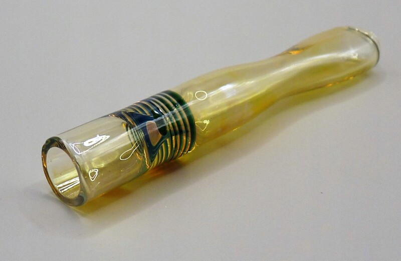 Artystyczna Lufka szklana Brązowa SR Rękodzieło Lufki szklane Ø 11mm 11A