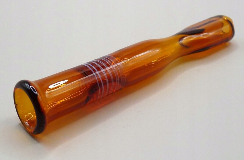 Artystyczna Lufka szklana Brązowa SR Rękodzieło Lufki szklane Ø 13mm 13C