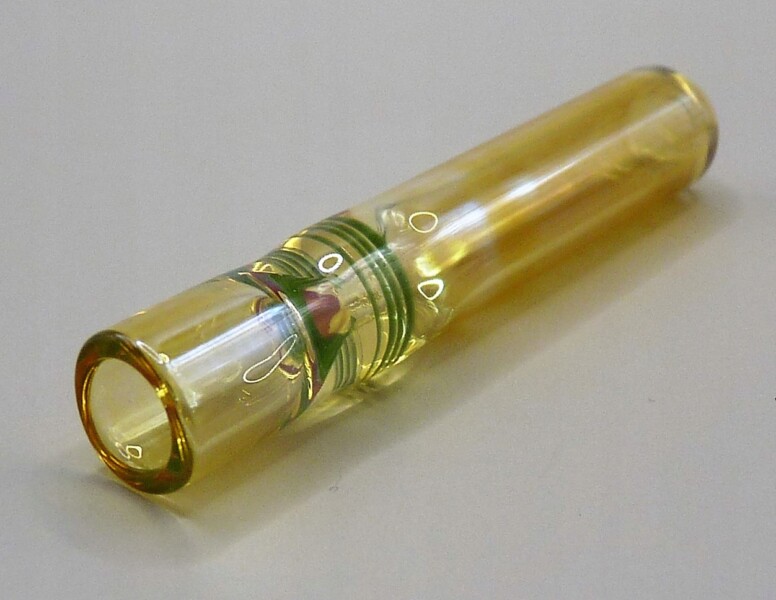 Artystyczna Lufka szklana Brązowa SR Rękodzieło Lufki szklane Ø 9mm 9C