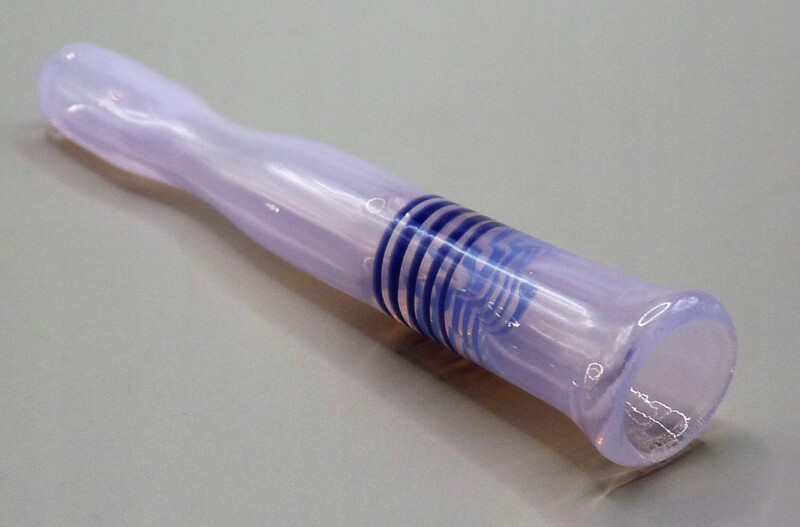 Artystyczna Lufka szklana Różowa SR Rękodzieło Lufki szklane Ø 13mm 13C